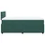 Vidaxl Box spring postelja z vzmetnico temno zelena 120x200 cm žamet