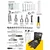 WMC TOOLS Set ključev 400 kosov v kovčku wmc