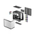 DEEPCOOL Kućište CG530U 4F Black/ R-CG530U-BKAGA4-G