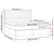 Vidaxl Box spring postelja z vzmetnico krem 180x200 cm blago