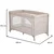 Cangaroo Prenosivi krevetac uno beige 1 nivo ( CAN0299 )