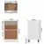 Vidaxl Spodnja omarica s predalom “Lyon” sonoma hrast 50x46x81,5 cm