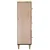 Visoka komoda 40x33x110 cm od masivnog drva manga