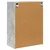 TV zidni ormar Zidne Betonski sivi 59,5 x 31 x 80 cm
