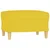 3-dijelni set sofa s jastucima svjetložuti od tkanine