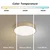 Brilagi - LED prigušiva stropna svetiljka POOL LED/36W/230V, prečnika 30 cm, zlatna + daljinski upravljač