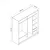 Hanah Home Garderober Kale-7168, 220x210x52 cm, Crni