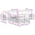 Set vanjskih sofa 9 pcs Bijela i svjetlosiva 59 x 59 x 37 cm