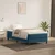Vidaxl Box Spring Postelja brez vzmetnice Temno modra 90x210 cm Žamet