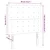 Vidaxl LED posteljno vzglavje temno modro 90x5x118/128 cm žamet