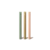 Ribbed Candles Blooming Flower