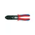 KNIPEX Klešta za neizolovane otvorene konektore 97 21 215 B crvena