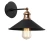 Opviq Zidna lampa E27 Max 40W, Crna