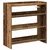 Stalak za cipele boja staro drvo 60x25x62 cm konstruirano drvo