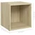 TV ormarići 2 kom boja hrasta 37 x 35 x 37 cm konstruirano drvo