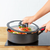 Pokrov INGENIO L9849053, set 3, 16 + 18 + 22 cm, steklo, Tefal