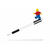 LEGO Gel pero z mini figuro, črna - 1 kos