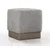 Atelier del Sofa Tabure 45x45x45cm, Krem