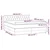 Vidaxl Box spring postelja z vzmetnico LED temno siva 160x200 cm blago