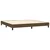 Vidaxl Box spring postelja z vzmetnico temno rjava 160x200 cm blago