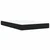 vidaXL Postelja boxspring z vzmetnico Črna 120 x 190 cm Žamet