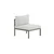 Venture Design Sredinski modul kavča 74x70x65 cm rjav