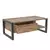 HANAH HOME Haldizen Klub sto, 105x40x55cm, Braon-crni
