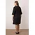 Trendyol Curve Ženska haljina Tbbaw26Ah00068, Crna
