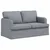 Sofa Svijetlo siva 144 x 80 x 85 cm tkanina
