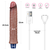 LoveToy Real Softee Vibrating Dildo 9.5 Brown