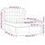 Vidaxl Box spring posteljni z vzmetnico temno siv 140x190 cm žamet