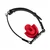 Rimba Bondage Play Mouthgag with Bit Black-Red