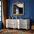 Hanah Home komoda Sherifa 150, 150 cm, bela