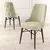Hanah Home Set stolica Pare, 46x94x46 cm, 4 komada, Krem-braon