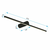 Stenska svetilka LED 60CM APP1348 OLD GOLD