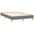 Vidaxl Box spring postelja z vzmetnico LED temno siva 120x190 cm blago