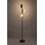 Rabalux Podna lampa Jules, Staklena kugla, 3xG9, 3x5W, 105cm, Crno-bela