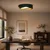 BRILAGI- LED plafonsko svetlo VELVET TWIST LED/24W/230V 4000K O 55 cm zelena/zlatna