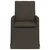 Trpezarijske stolice 2 pcs Tamno siva 57 x 67 x 98 cm
