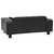 Sofa za pse crna 81 x 43 x 31 cm od pliša i umjetne kože