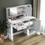 Hanah Home toaletni sto Ella sa ogledalom, 120 cm, beli