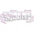 Set vanjskih sofa s jastukom 7 pcs Prirodna i svijetlo siva