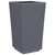 Vrtne sadilice 2 kom plava siva 32,5 x 32,5 x 57 cm PP