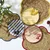 Home Talerz deserowy Dolce Vita 20 cm różowe pasy