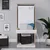 MID.YOU OMARICA ZA PRALNI STROJ bela, medeni hrast