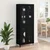 Highboard Zidne Crni hrast 69,5 x 34 x 180 cm Konstruirano drvo