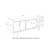 Hanah Home TV Komoda Maribor, 150x40x62 cm, Antracit-Hrast