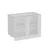 Hanah Home kuhinjski element Minar 4135, 105 cm, beli / dore