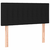vidaXL Box spring postelja z vzmetnico črn 90x190 cm blago