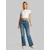 Calvin Klein Jeans Majica svetlo siva/bela